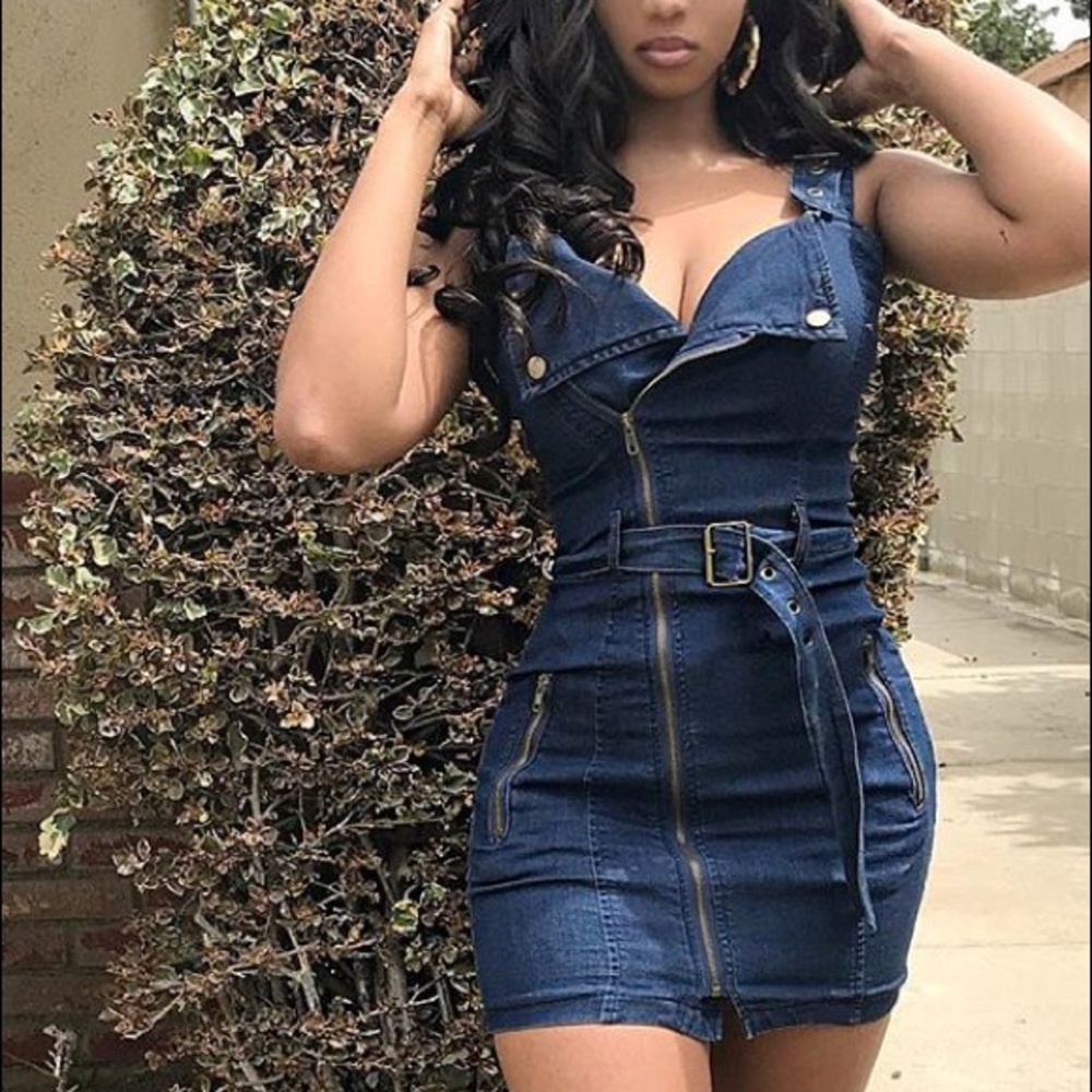 Fashion Nova Jean Dress